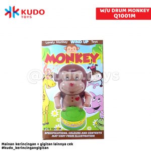 W/U FIGURE DRUM MONKEY (216)