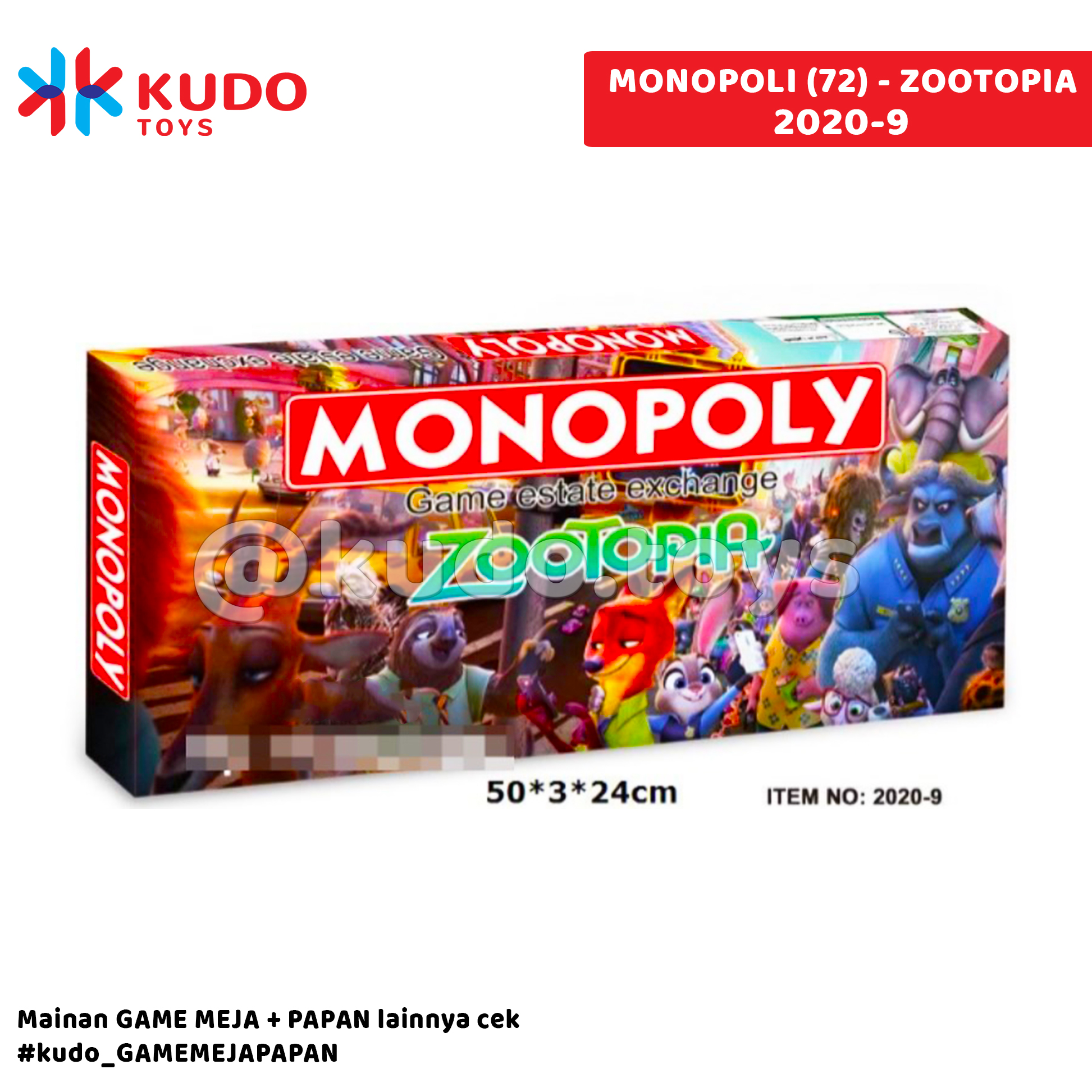 MONOPOLI (72) - ZOOTOPIA