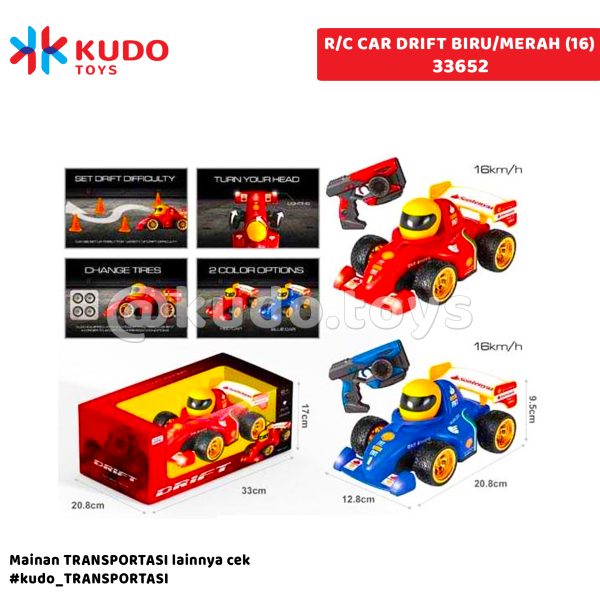R/C CAR DRIFT BIRU/MERAH (16)