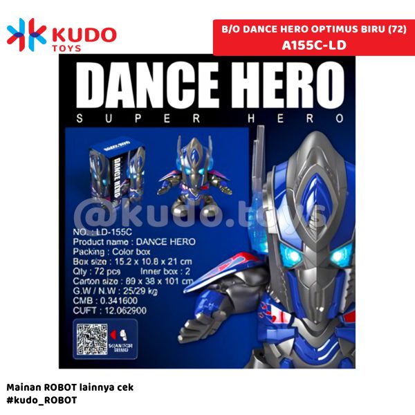 B/O DANCE HERO OPTIMUS BIRU (72)