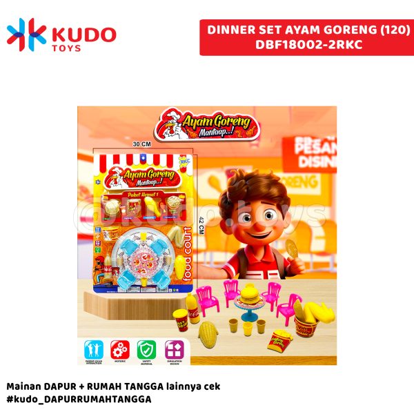 DINNER SET AYAM GORENG (120)