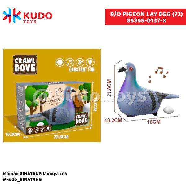 B/O PIGEON LAY EGG (72)