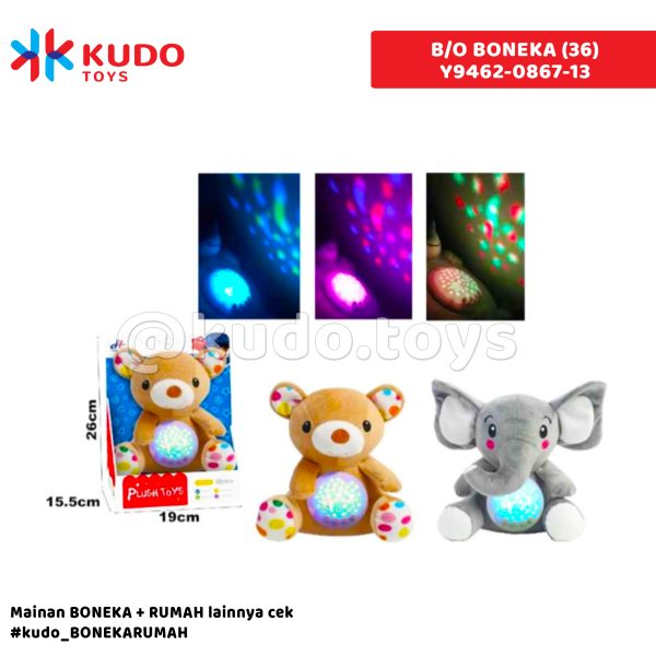 B/O BONEKA  BEAR+GAJAH(36)